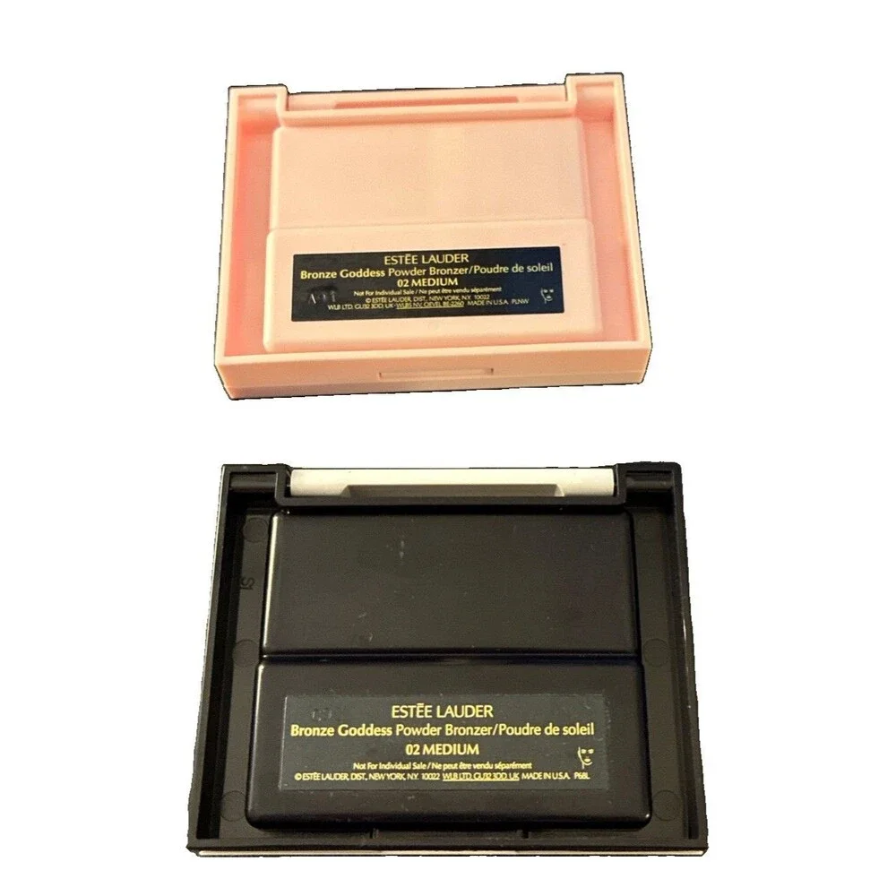Set of 2 Estee Lauder Bronze Goddess Powder Bronzer, 02 Medium, Travel Size